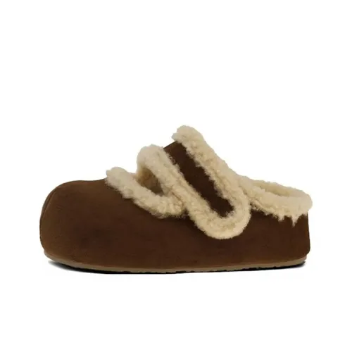 WJA Резиновая подошва противоскользящие устойчивые к истиранию полуподушенные домашние тапочки для женщин