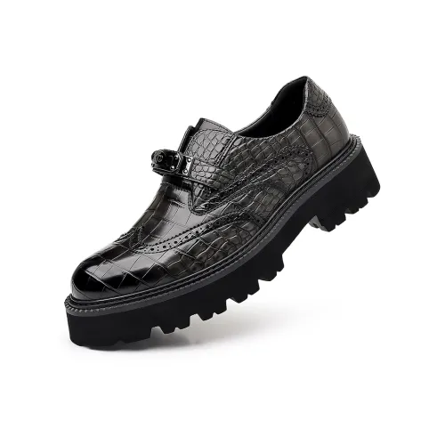 H2 Бизнес Повседневный Британский стиль Повседневные кожаные туфли Мужские