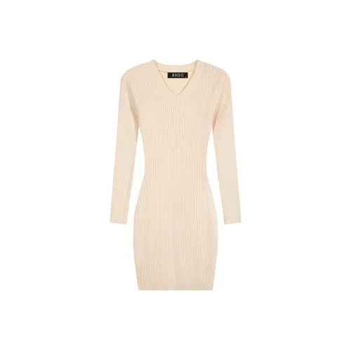 AHDO Длинное платье с длинными рукавами женское