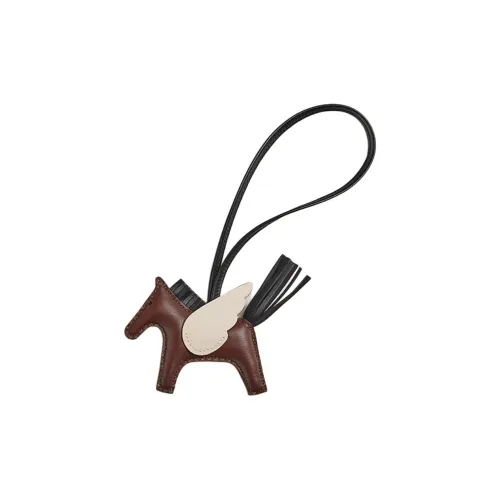 HERMES Rodeo Pegase Swift Телячья кожа Сумка Аксессуар Женские Коричневый