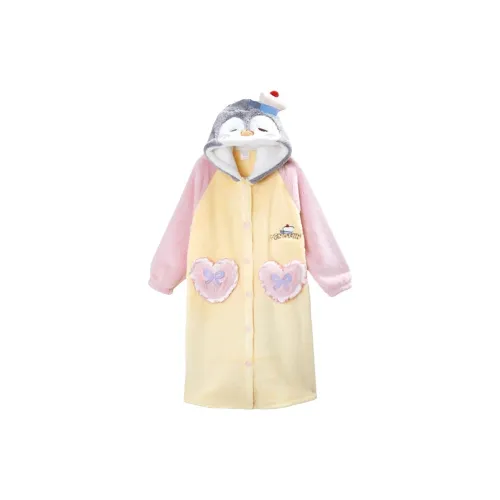 GOYN Светло-желтый женский банный халат