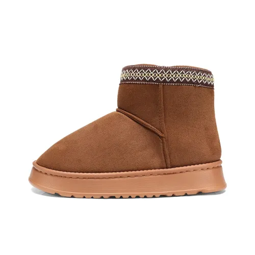 QINBU Утепленная обувь Теплоизоляционный Устойчивый к истиранию Короткий Снегобут Унисекс