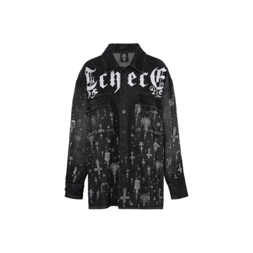 TCH Черный Унисекс Джинсовые куртки