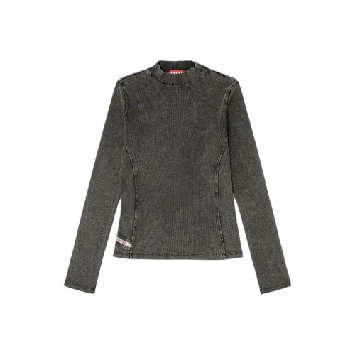 DIESEL Черный Серый Цвет Женские T-рубашки