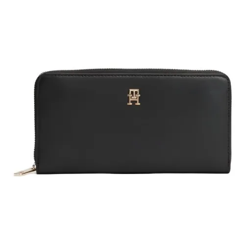 Tommy Hilfiger TH Monogram Полиуретан Кошелек Женский Черный