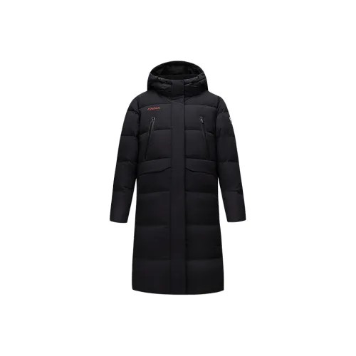 Anta Variety Тренировки Коллекция Ледяной Броня Пуховик Вода Репеллентный And Ветрозащитный Женские Базовые Черный