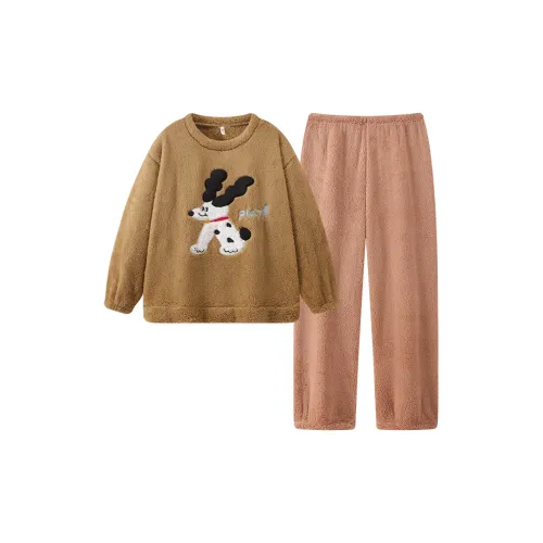 YUZHAOLIN Pajama Комплект Осенний и Зимний Женский