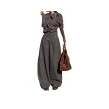 Темно-серые штаны