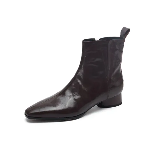 Zi Xiao Британский стиль Ботильоны Женские