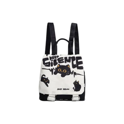 DALO Холст Рюкзак Стандартный Женский Черный