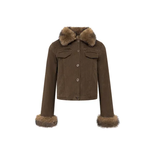 Ariseism Army Green Женское короткое пальто