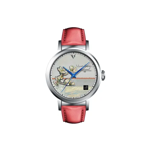 VAN GOGH Craftsman Series Механические Наручные Часы Естественная Кожа Ремешок Многоцветный Циферблат Женские Часы