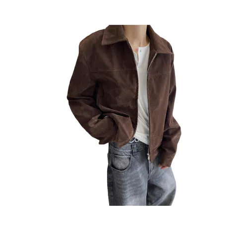 CHONGXIAOLV Коричневый Унисекс Куртки