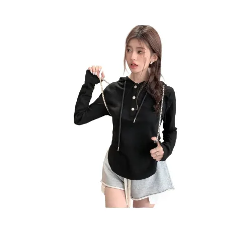 COVER TIME Черный Женский Свитшот