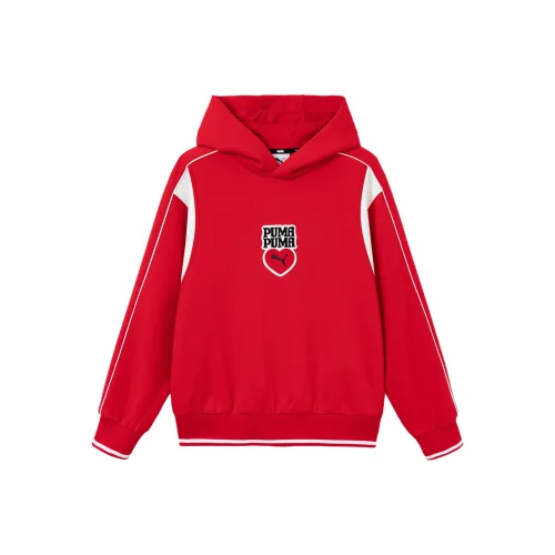 PUMA Свитшот Оранжевый Красный Детский