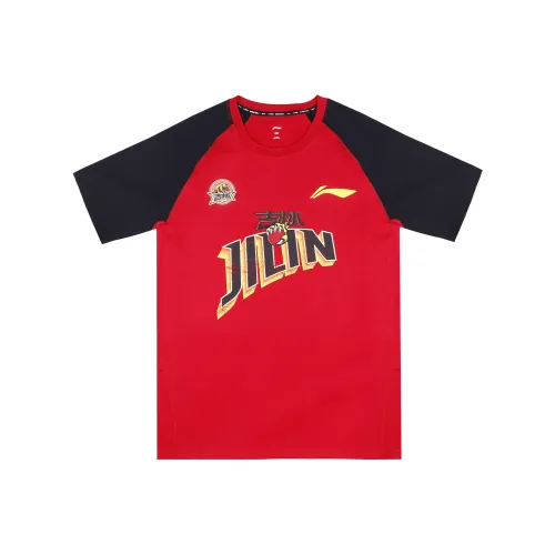 Т-рубашка с подкладкой унисекс красный черный