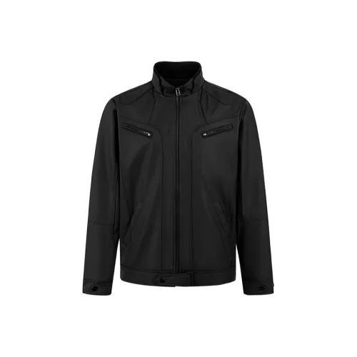 LPEF Кожа Куртка Пальто Унисекс