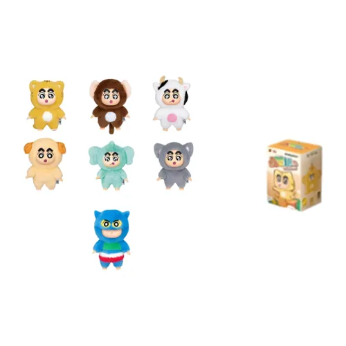 MOKAU Карандаш SHIN Chan Tuxin Новый Action Коллекция Слепые коробки Один Mystery Коробка Целая коробка 6 шт