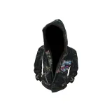 Чёрный Серый [Зимний с флисовой подкладкой]