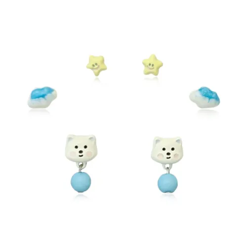 YOASOBI Alloy Stud Earrings Women's