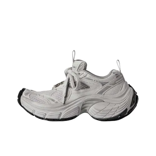 Balenciaga 6XL Фурнитура Низкий Топ Толстая Подошва Кроссовки Женские Серые