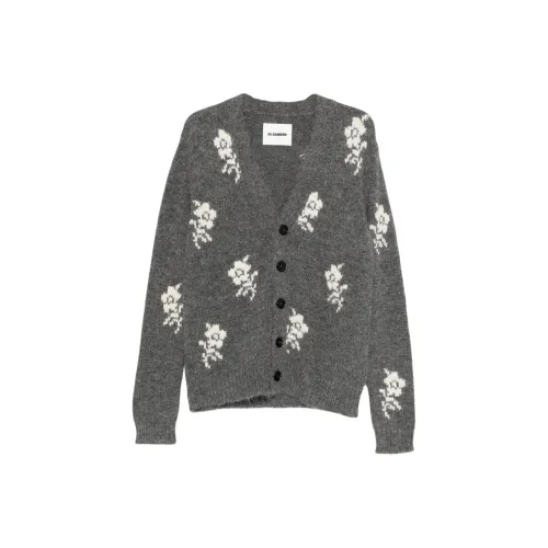 JIL SANDER Серый Мужской Трикотаж