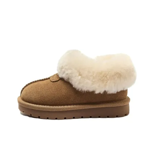 QIUTEXIONG Амортизация Противоскользящие Анти-KICK Низкий Топ Детские зимние сапоги 2025 Подростки