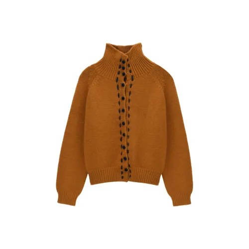 MISHOW Оранжевый тыквенный женский свитер
