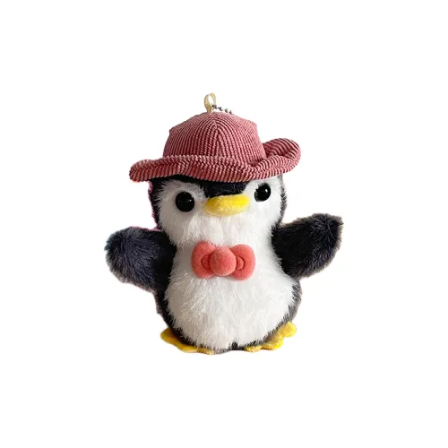 QICAIBOSHI Милый бант с капюшоном плюшевый пингвин подвеска длина тела 12 см