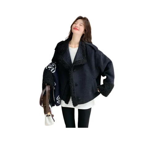 LAOYECHE Темно-серый женский пальто