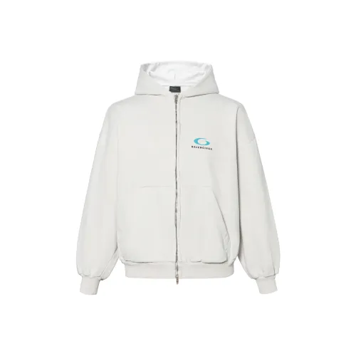 Balenciaga Свитшот Регулярный крой Унисекс Белый