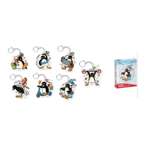 3D JP Пингвин Pingu Стиль Украшение Пазл Украшение Милый Слепые коробки 1 Случайная отправка