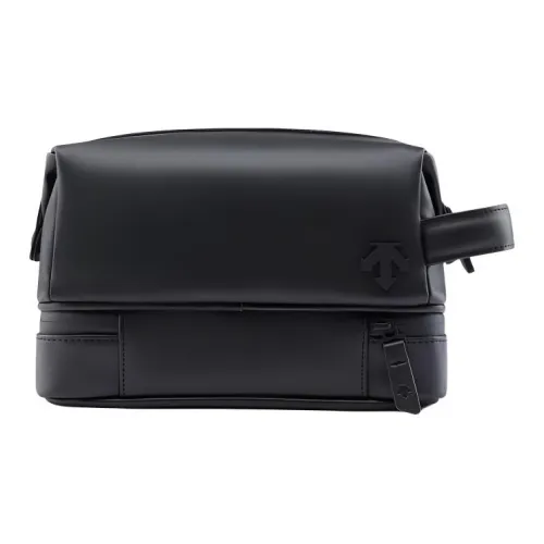 DESCENTE Pro Минималистский стиль Дизайн Клатч Стандартный Мужской Черный