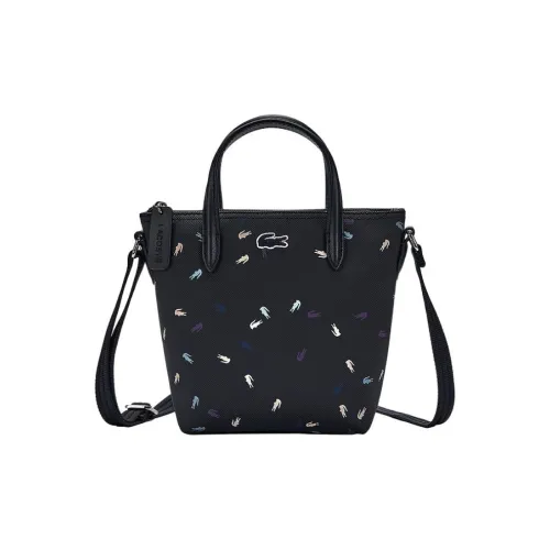 LACOSTE Принт Дизайн Тоут Сумка Сумка для покупок Мини Сумка Женская Черная Синяя