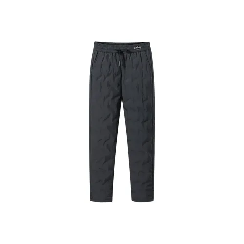 EMINU Черные Мужские Хлопковые Брюки