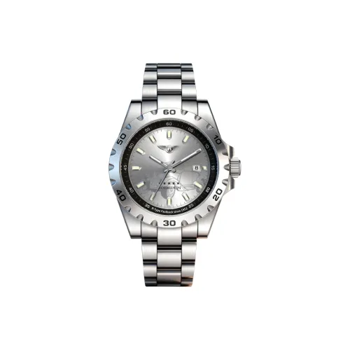 ROERDUM Bentley Механический механизм ремешок из нержавеющей стали мужские часы серый циферблат