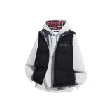 Комплект одежды (Светло-серый флисовый свитшот + Двусторонний черный жилет)