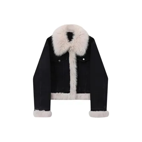 YOUSEKOO Черный Женский Пуховик