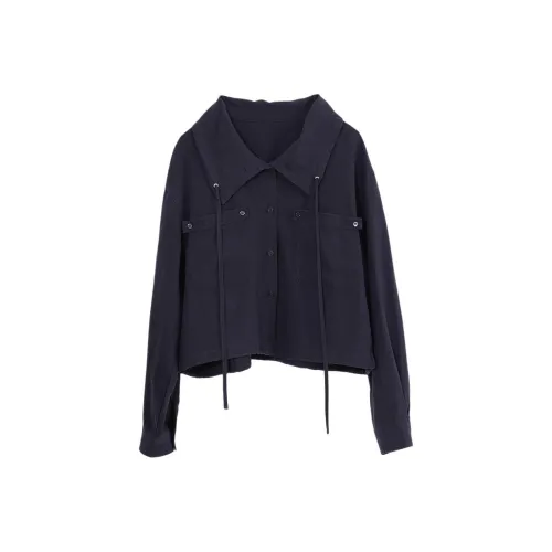 ZIMO Темно-синие женские рубашки