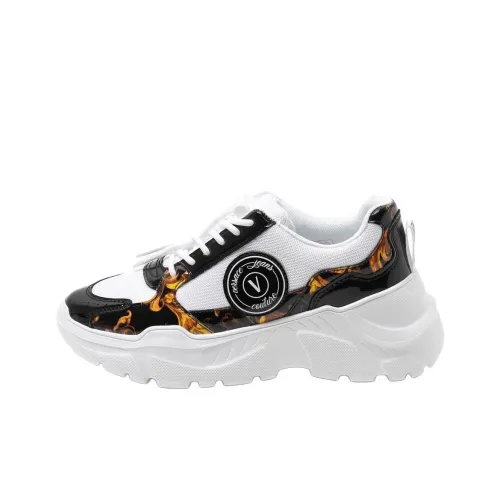 VERSACE JEANS COUTURE Speedtrack Low Топ Толстоподошвенные кроссовки Женские Белые