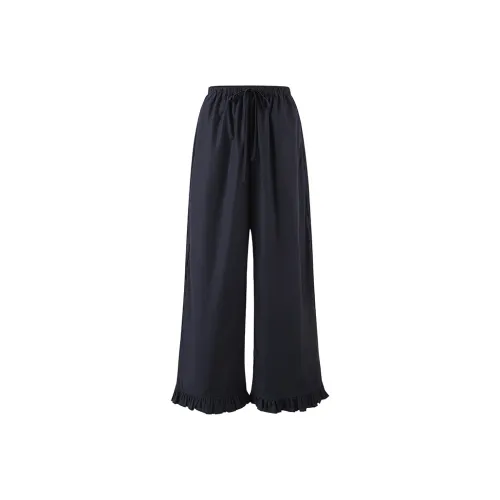 IMSUPERNI Темно-синие женские повседневные штаны