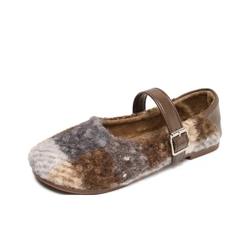 ZTBNX Туфли Mary Jane с плоской подошвой Женские