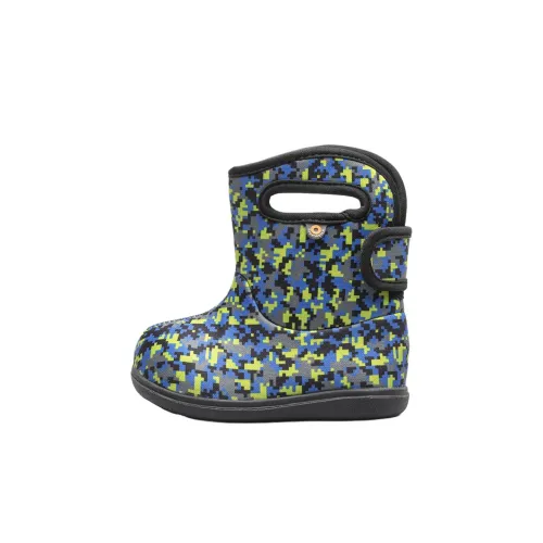 BOGS Водонепроницаемая высокая обувь для малышей цвет серый для малышей и детей младшего возраста