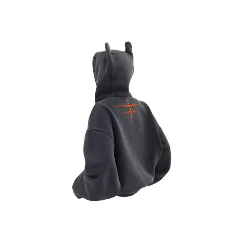 SOCKKEY Черный Demon с острыми ушами Унисекс Свитшоты