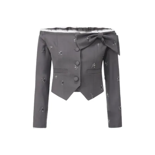 GIMING Серый Женский Короткий Топ