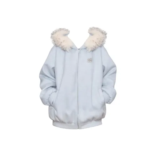 KKX Синий Утолщенный Женский Свитшот