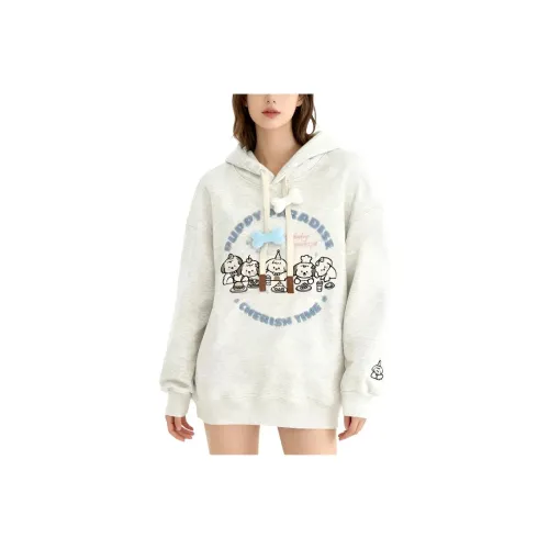 INCO VIBE Серый с флисовой подкладкой женские свитшоты