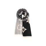 Шарф с градиентом [Светло-серый в Желто-серый]