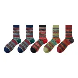 2 Темно-синий + Черный + Травяной зеленый + Красный [5 пар]