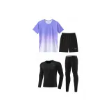 109 Фиолетовый Комплект Одежды (Длинный рукав, большемерный, рекомендуется размер пуховика)